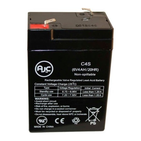 Battery Clerk AJC Monaghan TVS Spirometer 6V 4Ah Medical Battery MONAGHAN-TVS SPIROMETER